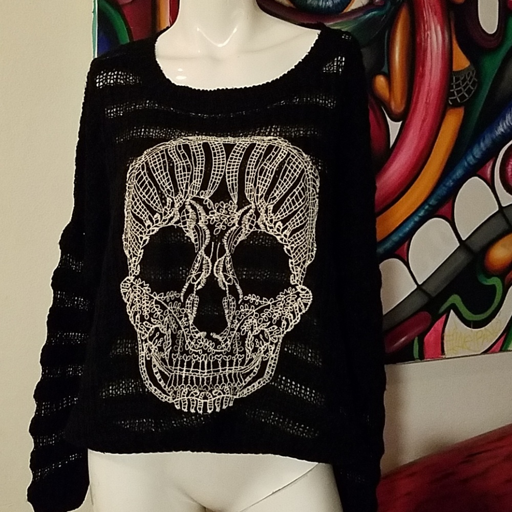 💥Katsumi Skull Sweater